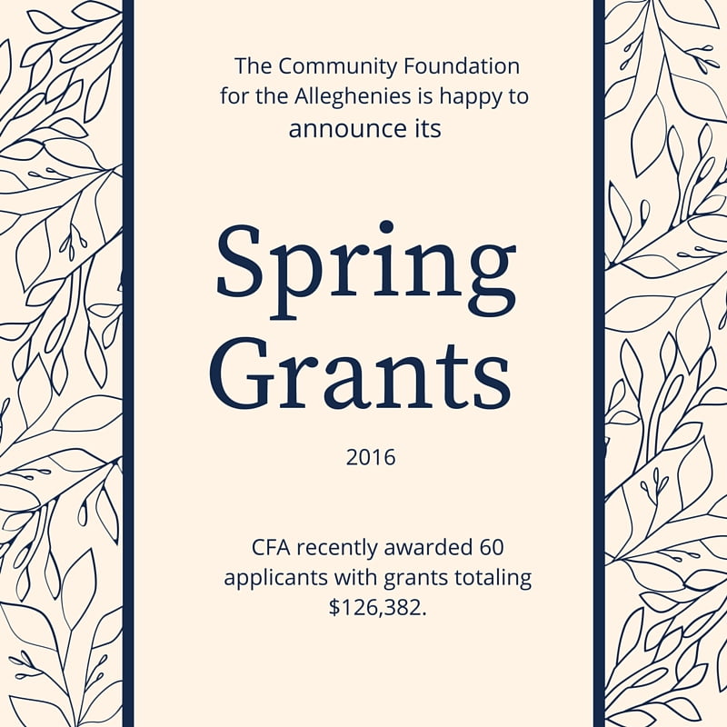 CFA Awards Nearly $130,000 in Grants