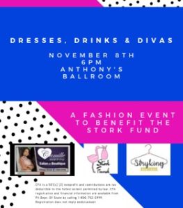 Dresses, Drinks & Divas benefits the Stork Fund at Community Foundation for the Alleghenies