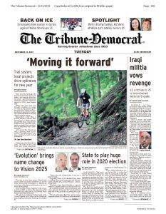 Trail progress became a talking point, and part of a positive narrative, in Johnstown in 2019.